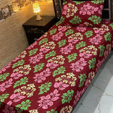 4 Pieces Crystal Cotton Single Pair Bedsheet  SB 544